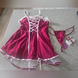 Avidlove Women's Maid Cosplay Costume/lingerie Size XXL NWT